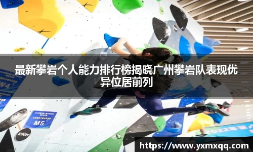 最新攀岩个人能力排行榜揭晓广州攀岩队表现优异位居前列